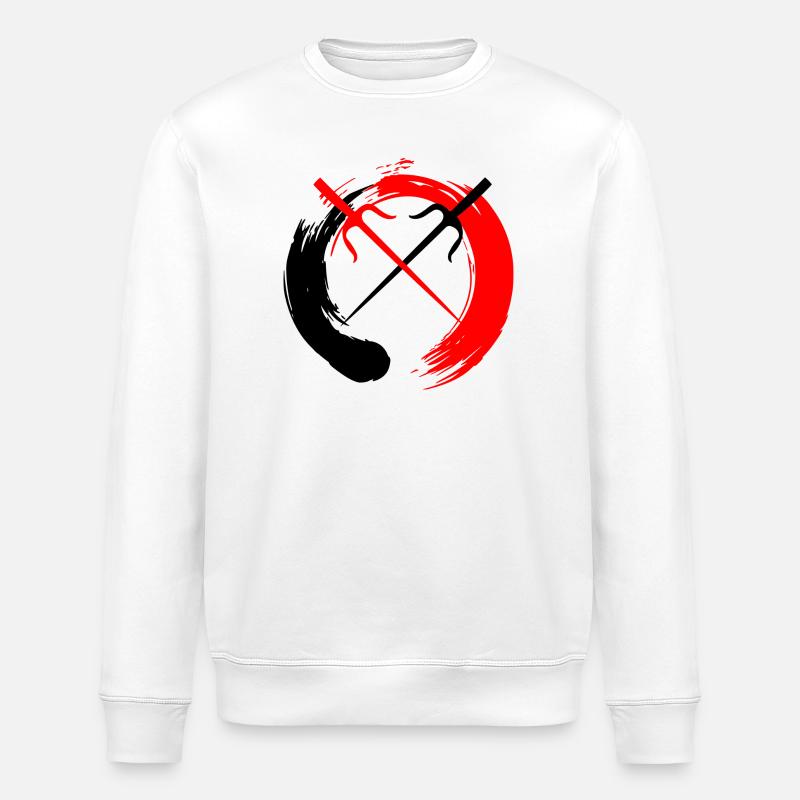 Ensozen sai - Stanley/Stella Unisex Bio-Sweatshirt ROLLER - Weiß