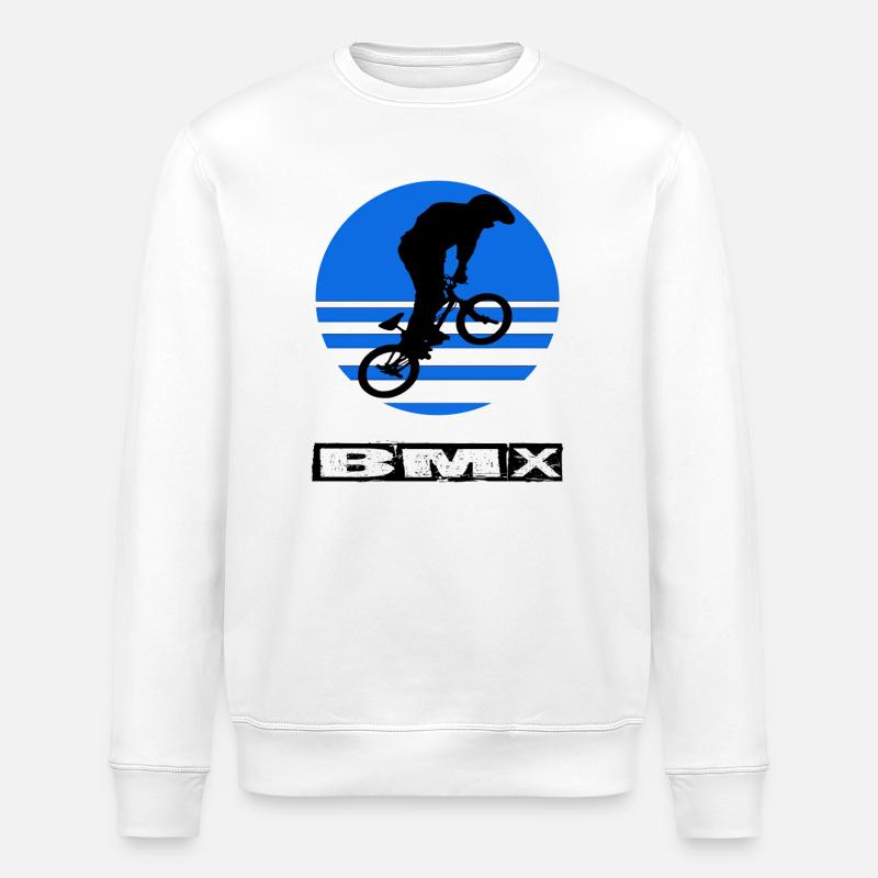 BMX - Stanley/Stella Unisex Bio-Sweatshirt ROLLER - Weiß