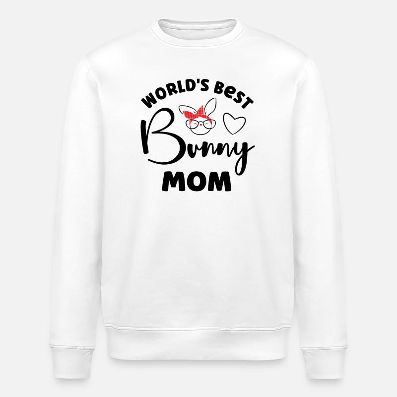 Rabbit Rabbit - Stanley/Stella ROLLER Unisex Organic Sweatshirt - white