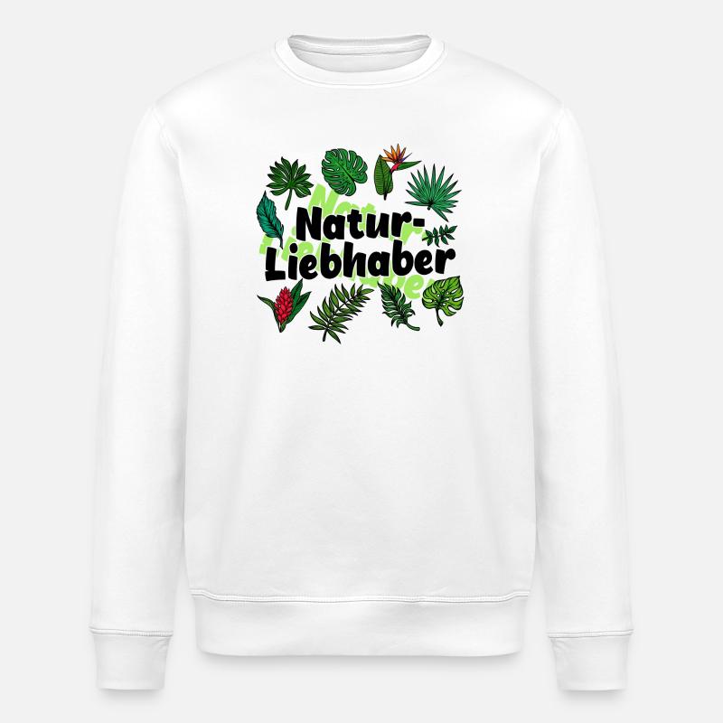 Statement Mutter Natur - Stanley/Stella Unisex Bio-Sweatshirt ROLLER - Weiß