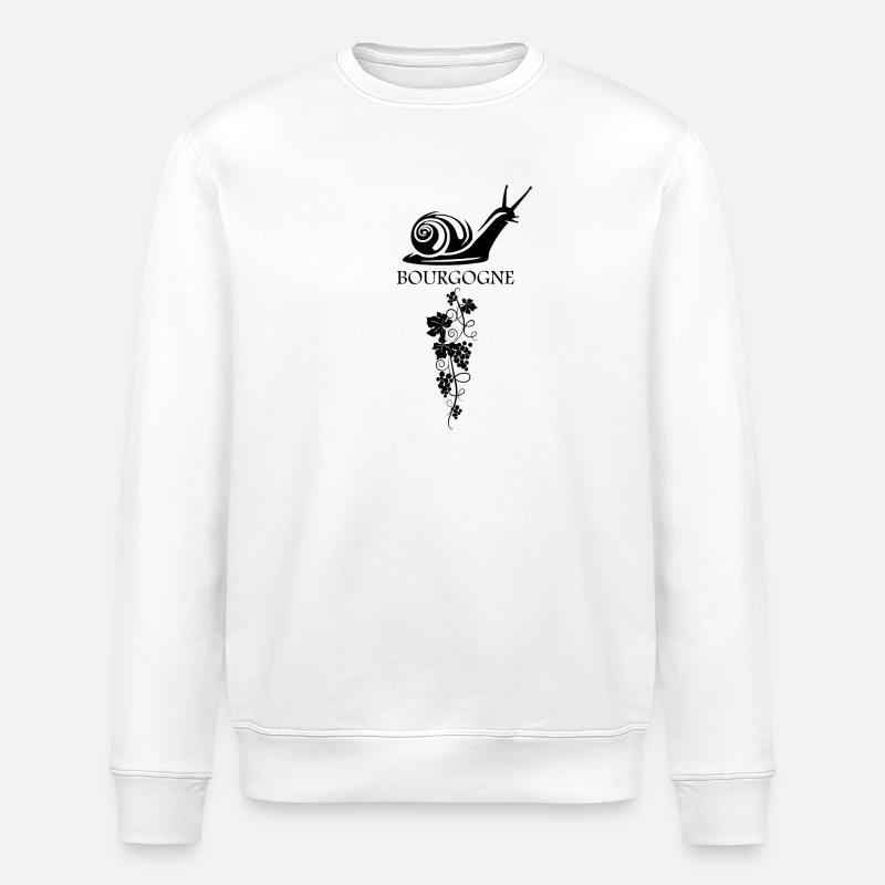 Burgund - Stanley/Stella Unisex Bio-Sweatshirt ROLLER - Weiß
