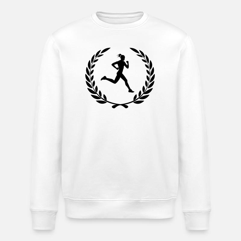Coureur gagnant - Sweat bio ROLLER Stanley/Stella Unisexe - blanc