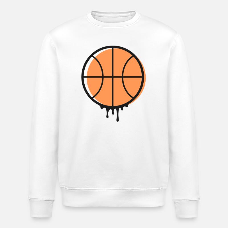 Le panier - Sweat bio ROLLER Stanley/Stella Unisexe - blanc