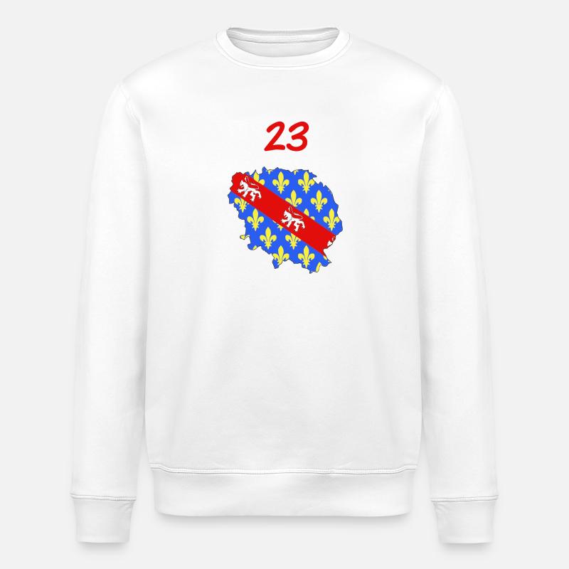 Creuse - Sweat bio ROLLER Stanley/Stella Unisexe - blanc