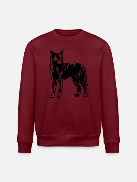 Hollandse Herder - Stanley/Stella ROLLER Unisex Organic Sweatshirt - white