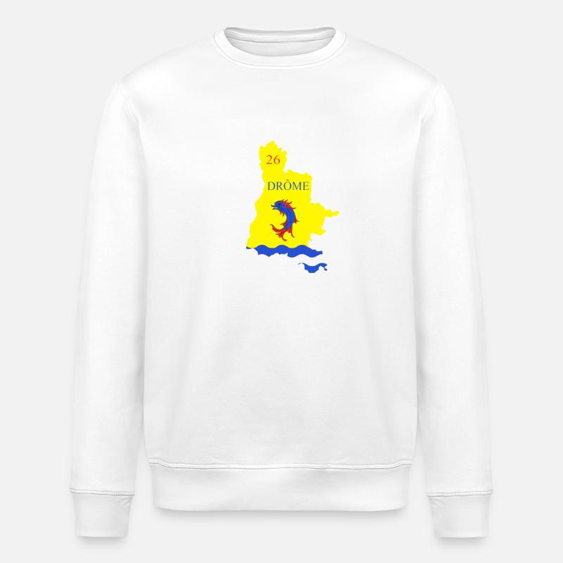 Drôme - Sweat bio ROLLER Stanley/Stella Unisexe - blanc