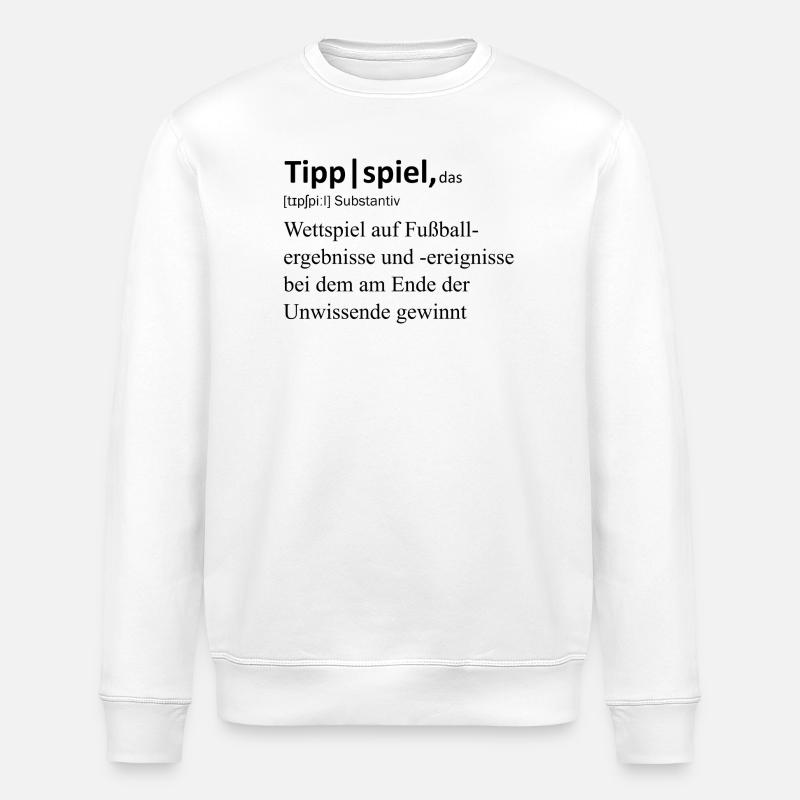 Tippspiel, das - Stanley/Stella Unisex Bio-Sweatshirt ROLLER - Weiß