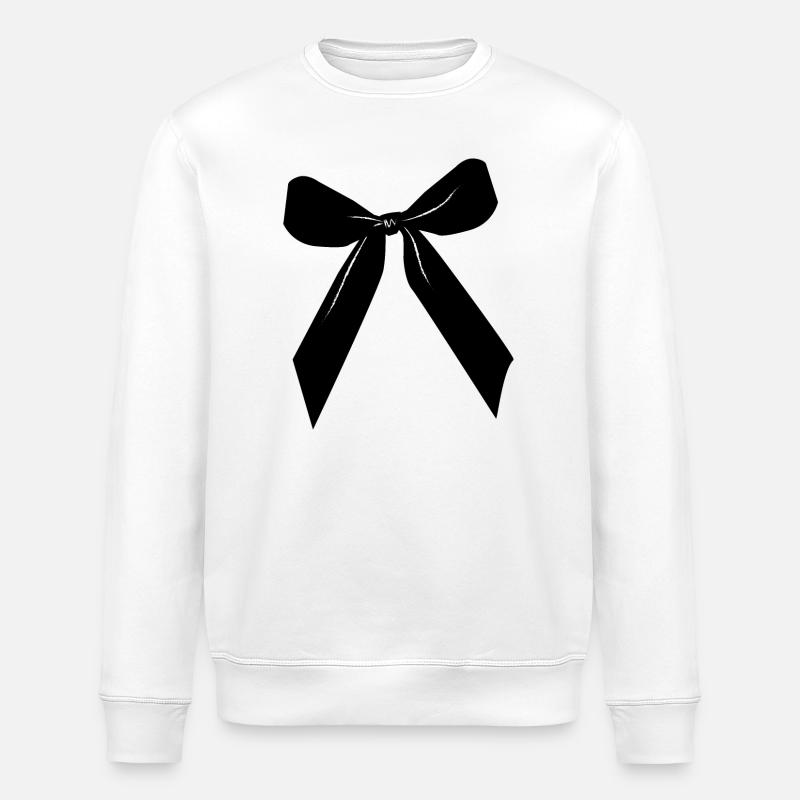 Boucle noire - Sweat bio ROLLER Stanley/Stella Unisexe - blanc