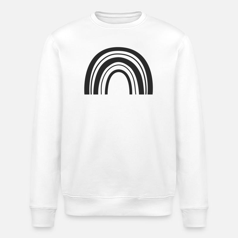 Regenbogen - Stanley/Stella Unisex Bio-Sweatshirt ROLLER - Weiß