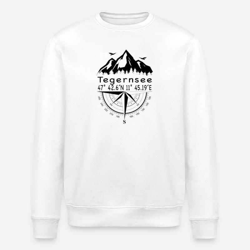 Tegernsee - Stanley/Stella Unisex Bio-Sweatshirt ROLLER - Weiß