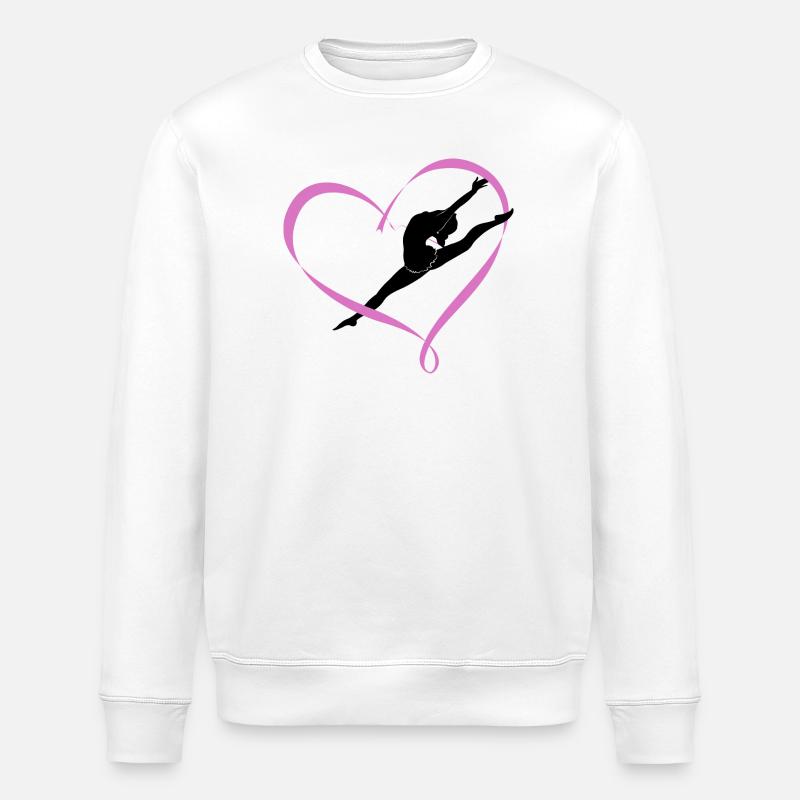 Dance - Stanley/Stella ROLLER Unisex Organic Sweatshirt - white