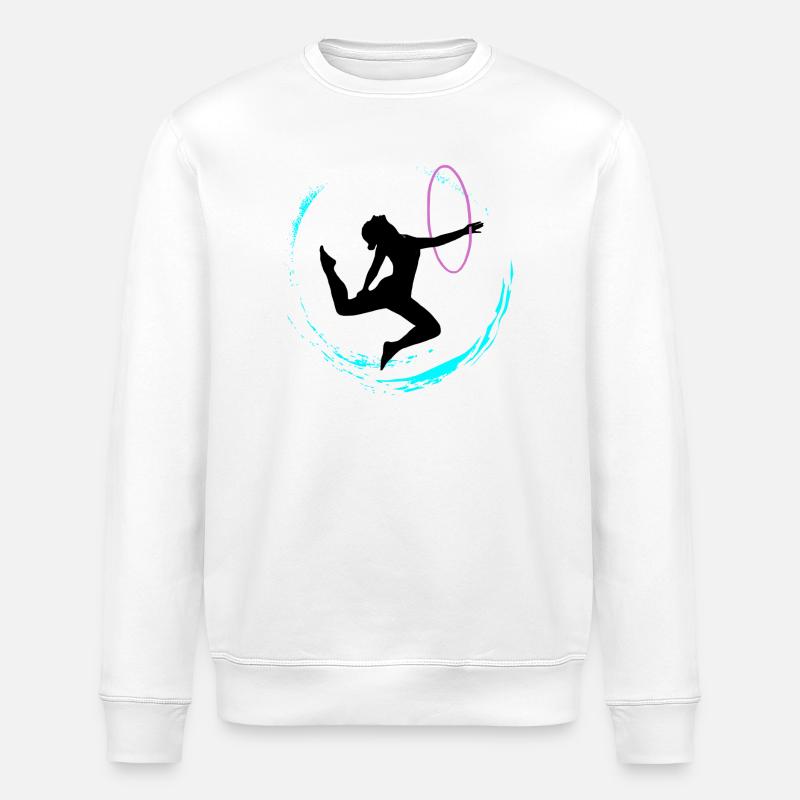Rhythmic Gymnastics - Stanley/Stella ROLLER Unisex Organic Sweatshirt - white