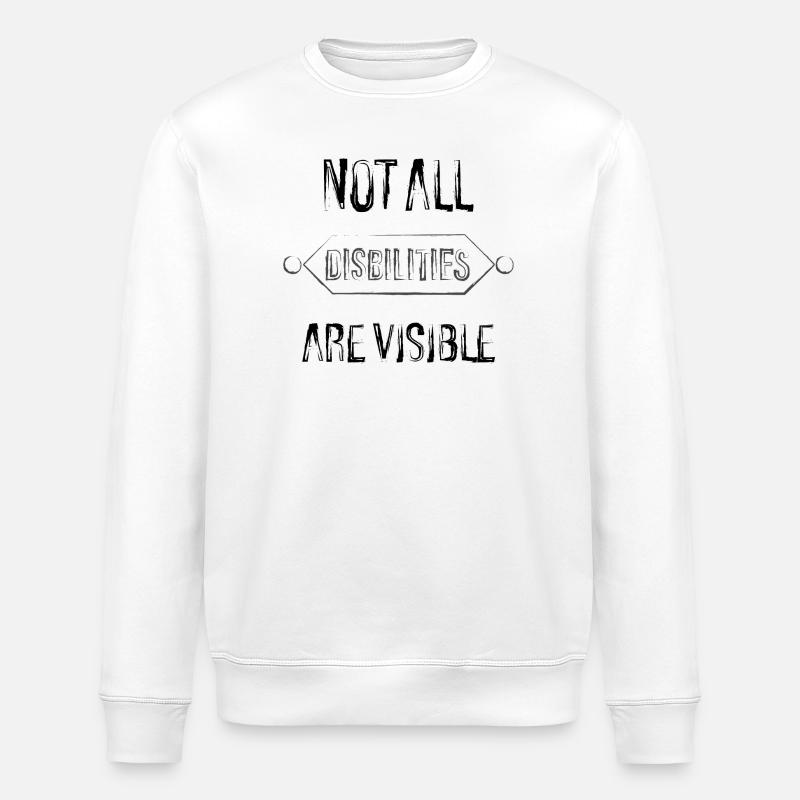 not all disabilities. - Sweat bio ROLLER Stanley/Stella Unisexe - blanc