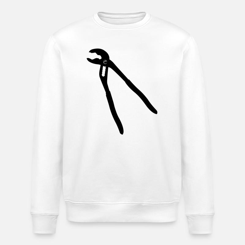 Pince de pompe à eau ouverte - Sweat bio ROLLER Stanley/Stella Unisexe - blanc