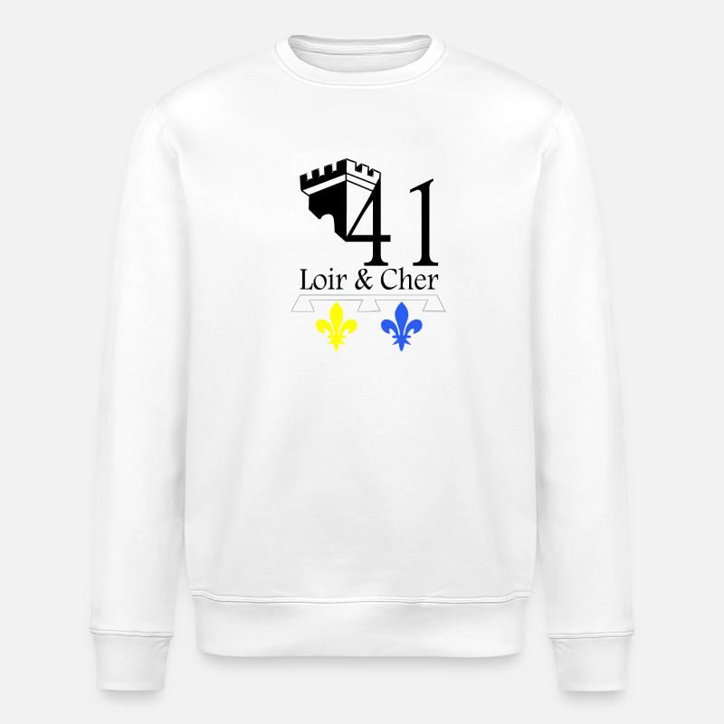Loir & Cher - Sweat bio ROLLER Stanley/Stella Unisexe - blanc
