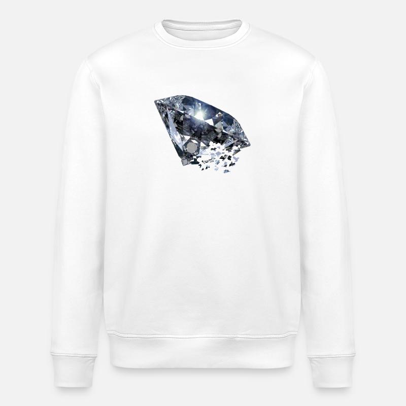 Brillant - Stanley/Stella Unisex Bio-Sweatshirt ROLLER - Weiß