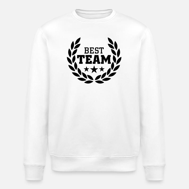 Best Team - Stanley/Stella Unisex Bio-Sweatshirt ROLLER - Weiß