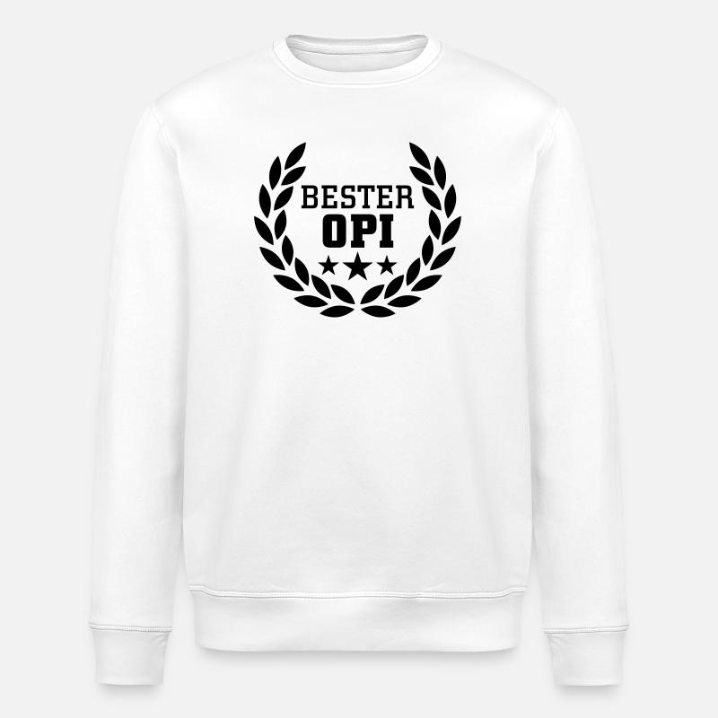 Bester Opi - Stanley/Stella Unisex Bio-Sweatshirt ROLLER - Weiß