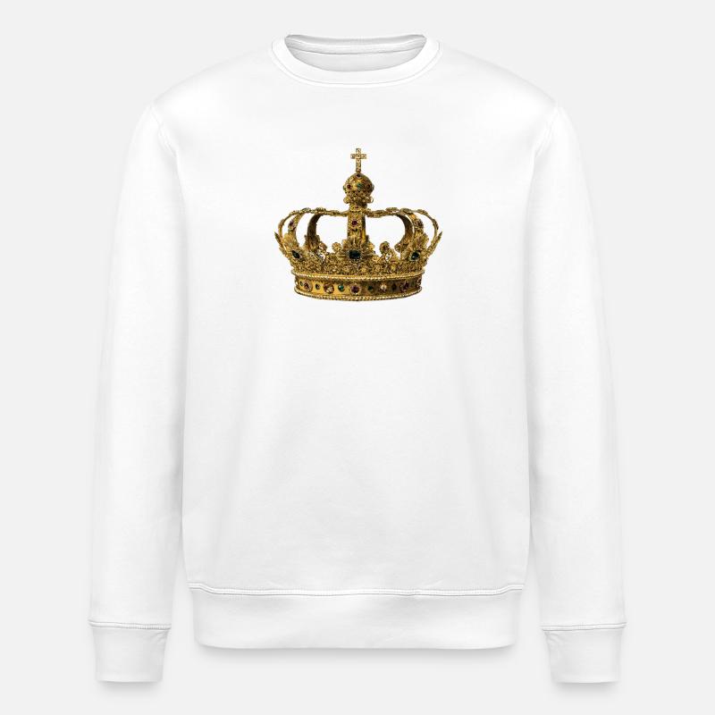 Crown - Stanley/Stella ROLLER Unisex Organic Sweatshirt - white