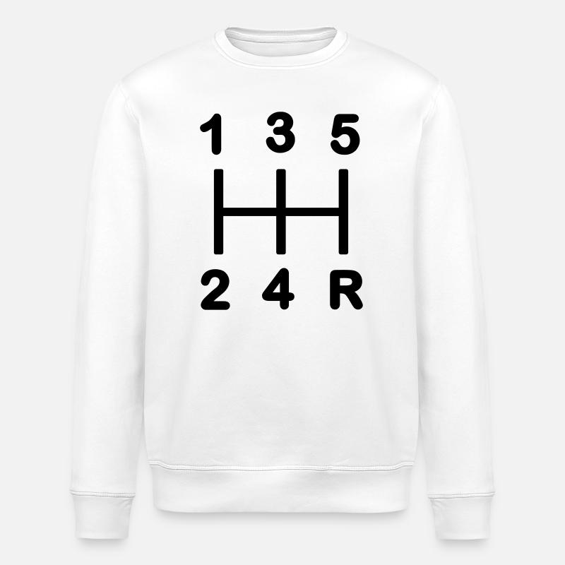 Five-speed gearbox - Stanley/Stella ROLLER Unisex Organic Sweatshirt - white