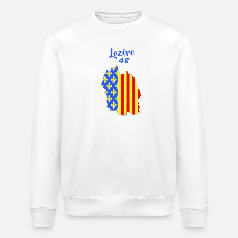 Lozère - Stanley/Stella Unisex Bio-Sweatshirt ROLLER - Weiß
