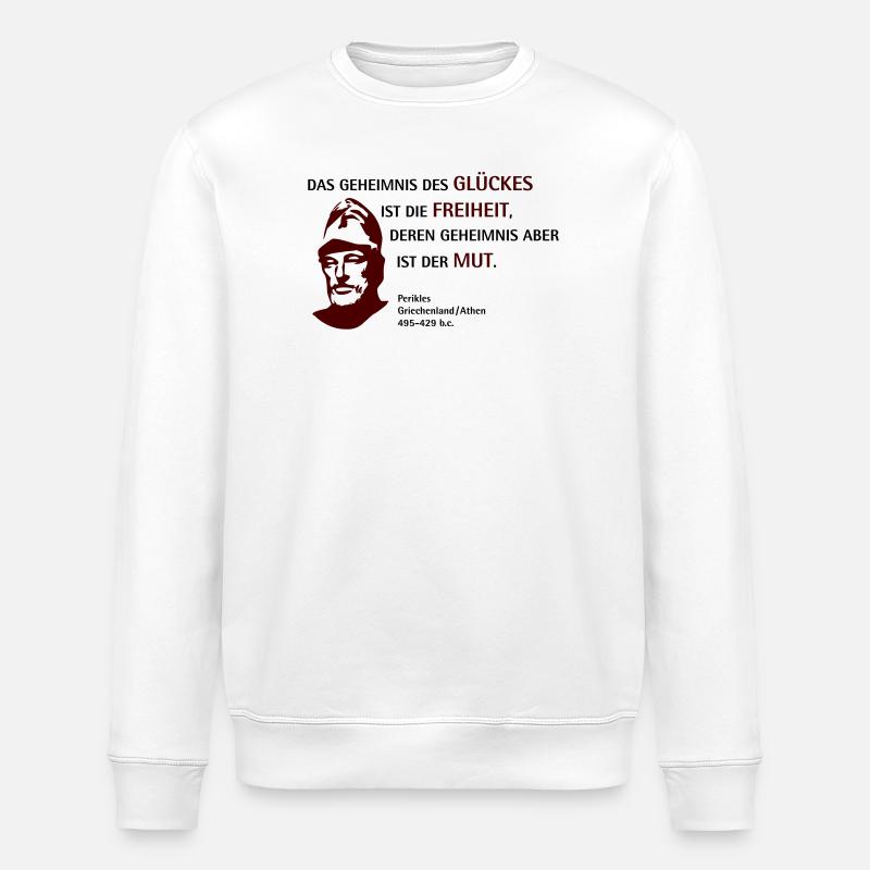 Perikles D - Stanley/Stella Unisex Bio-Sweatshirt ROLLER - Weiß