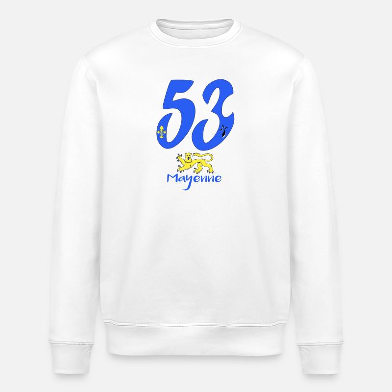 Mayenne - Sweat bio ROLLER Stanley/Stella Unisexe - blanc