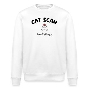 CAT SCAN Radio Manipulator Cat Radiology - Stanley/Stella ROLLER Unisex Organic Sweatshirt - white - Front - Nik (191cm)