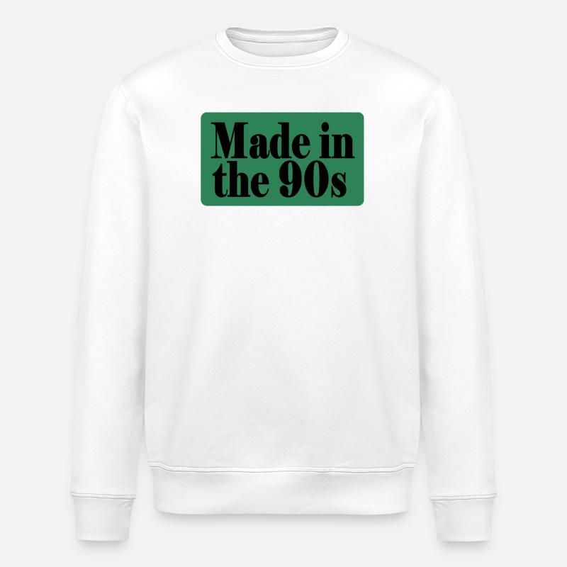 Hergestellt in den 90er Jahren - Stanley/Stella Unisex Bio-Sweatshirt ROLLER - Weiß