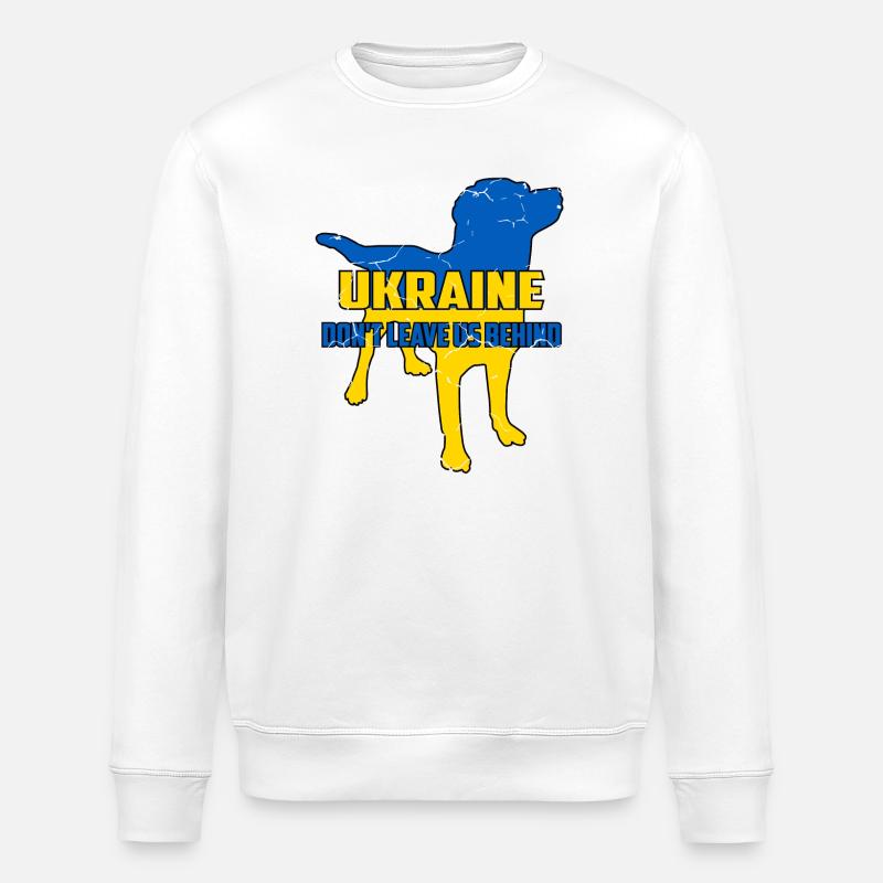 Ukraine Tierrettung - Stanley/Stella Unisex Bio-Sweatshirt ROLLER - Weiß