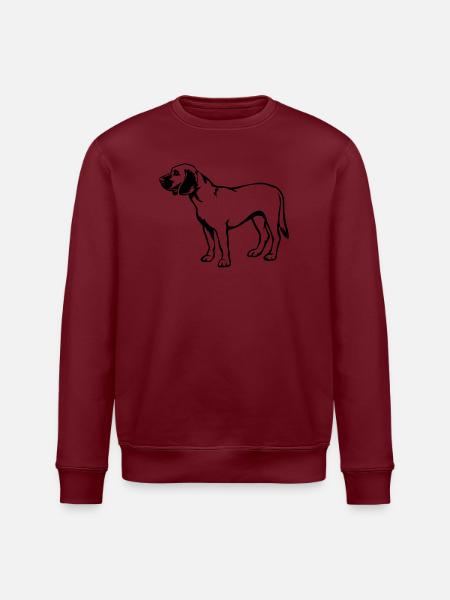 Hanoverian Sweat Dog - Stanley/Stella ROLLER Unisex Organic Sweatshirt - white
