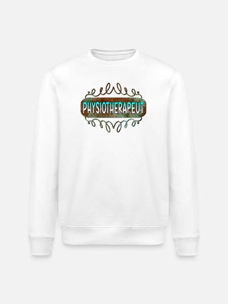 Physiotherapeut - Stanley/Stella Unisex Bio-Sweatshirt ROLLER - Weiß