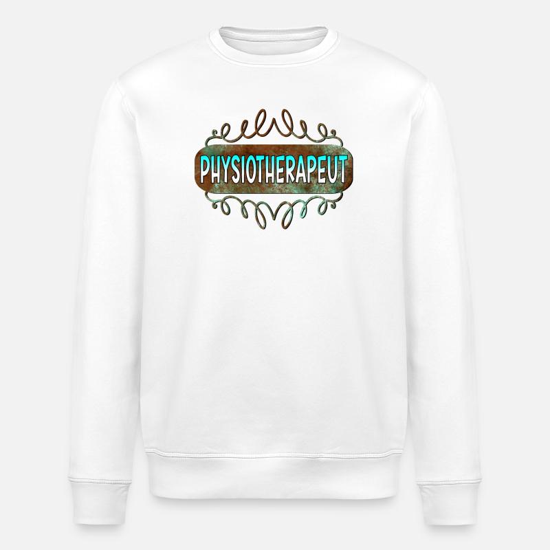 Physiotherapeut - Stanley/Stella Unisex Bio-Sweatshirt ROLLER - Weiß