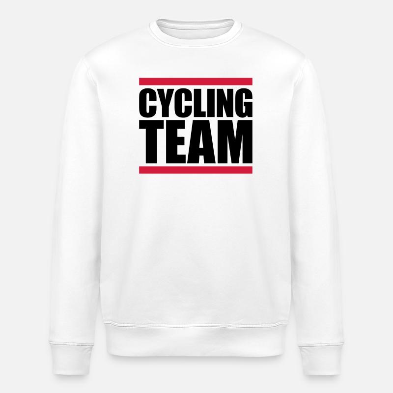 Sport Cycling Team - Stanley/Stella Unisex Bio-Sweatshirt ROLLER - Weiß
