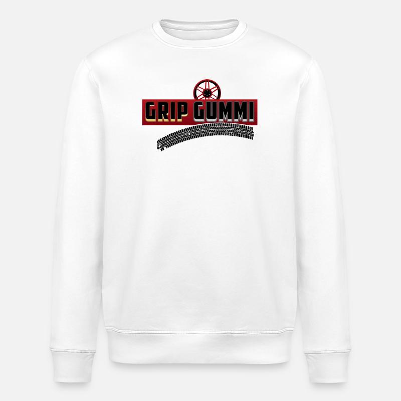 Grip Gummi - Stanley/Stella Unisex Bio-Sweatshirt ROLLER - Weiß