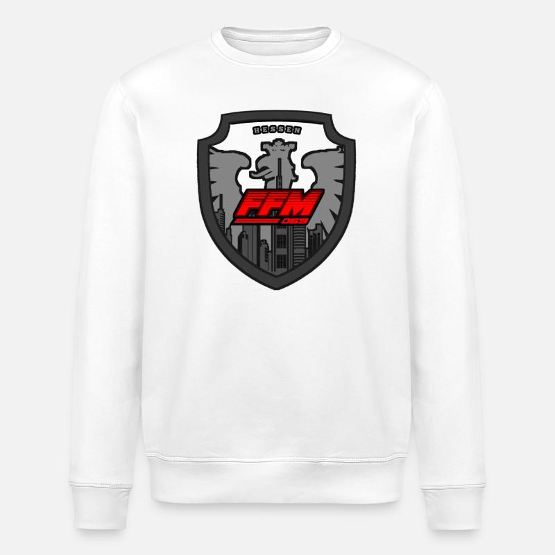 Frankfurt FFM - Stanley/Stella ROLLER Unisex Organic Sweatshirt - white