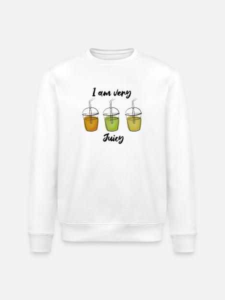 Juicy and Juicy - Stanley/Stella ROLLER Unisex Organic Sweatshirt - white