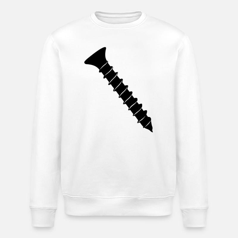 Schraube - Stanley/Stella Unisex Bio-Sweatshirt ROLLER - Weiß