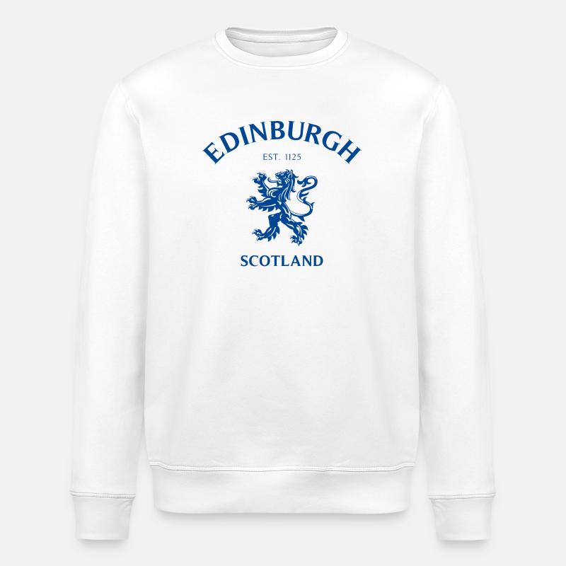 ÉDIMBOURG, Schottland, Écosse - Sweat bio ROLLER Stanley/Stella Unisexe - blanc