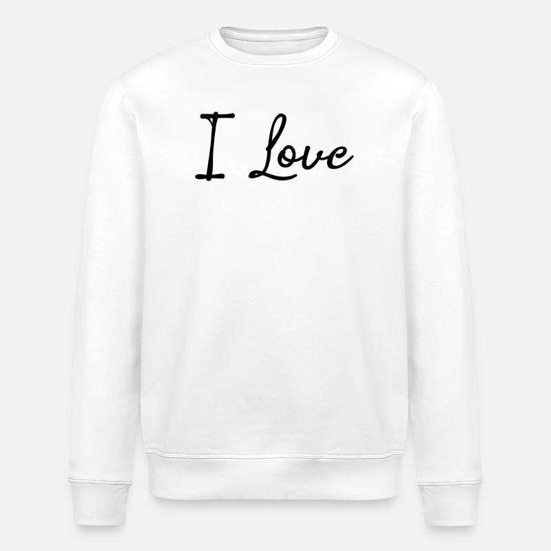 Liberté d’expression Paix Amour Déclaration Émotions - Sweat bio ROLLER Stanley/Stella Unisexe - blanc