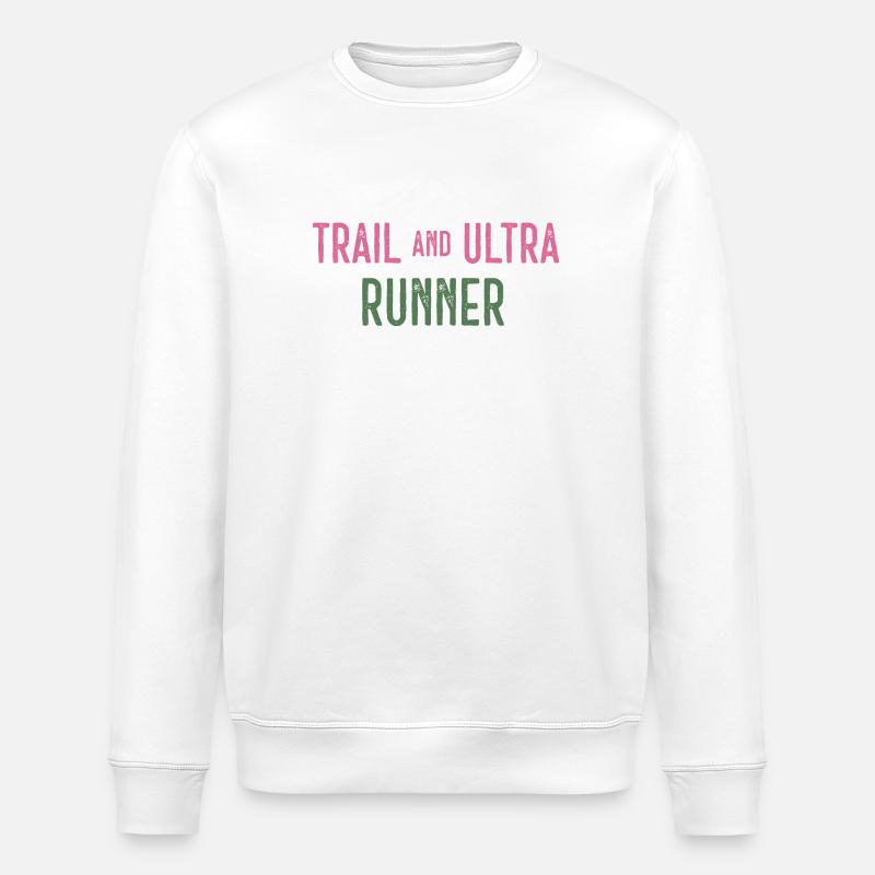 Trail et Ultra Runner - Sweat bio ROLLER Stanley/Stella Unisexe - blanc