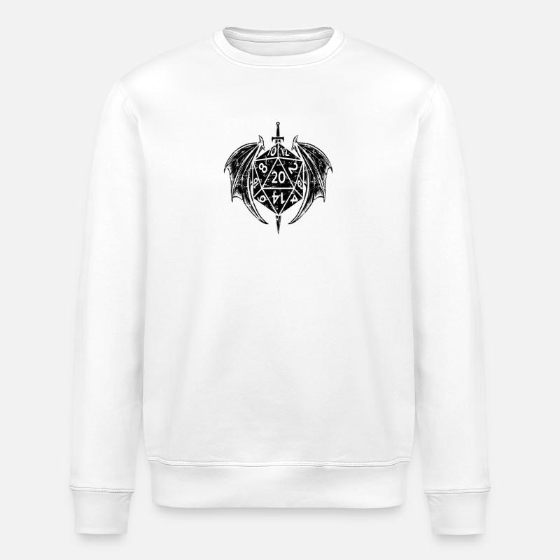 stylo et papier dm cube - Sweat bio ROLLER Stanley/Stella Unisexe - blanc