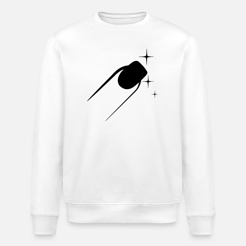 Nagellack-Pediküre-Logo - Stanley/Stella Unisex Bio-Sweatshirt ROLLER - Weiß