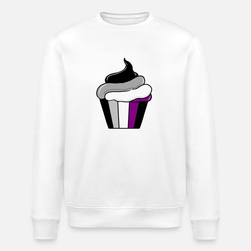 Cupcake Ace Pride - Sweat bio ROLLER Stanley/Stella Unisexe - blanc