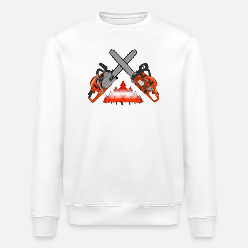 Tronçonneuse - Autriche - Sweat bio ROLLER Stanley/Stella Unisexe - blanc