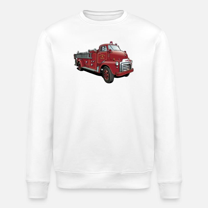 Pompiers des États-Unis - Sweat bio ROLLER Stanley/Stella Unisexe - blanc