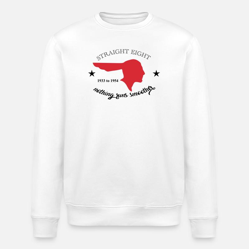 Straight Eight - Stanley/Stella Unisex Bio-Sweatshirt ROLLER - Weiß