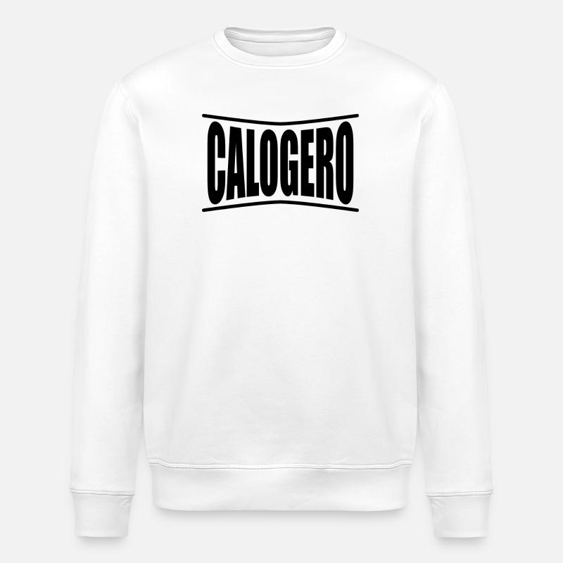 Idée cadeau t-shirt Calogero - Sweat bio ROLLER Stanley/Stella Unisexe - blanc