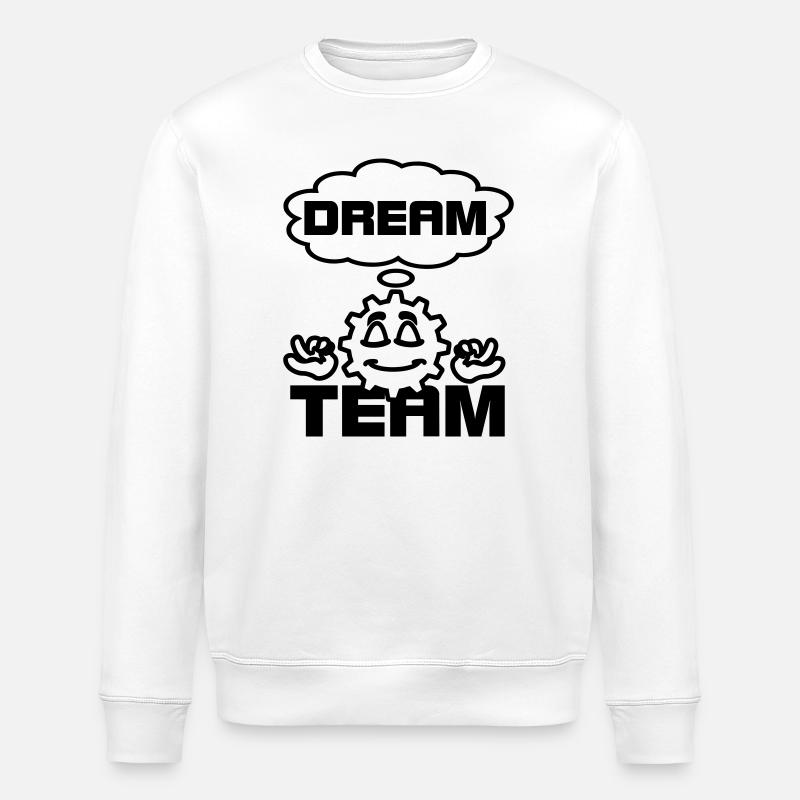Équipement d’équipe de rêve - Sweat bio ROLLER Stanley/Stella Unisexe - blanc