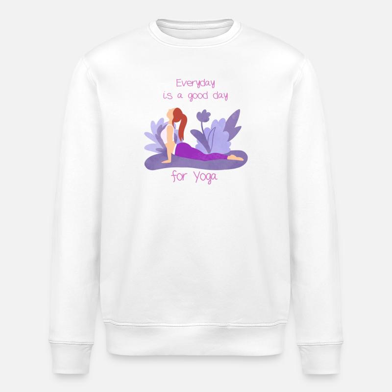 Yoga - Stanley/Stella Unisex Bio-Sweatshirt ROLLER - Weiß